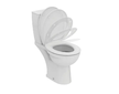 Ideal Standard Eurovit - WC kombi se sedátkem SoftClose, zadní odpad, bílá W328701