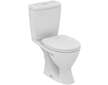 Ideal Standard Eurovit+ - WC kombi se sedátkem, zadní odpad, bílá V337001
