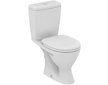 Ideal Standard Eurovit+ - WC kombi se sedátkem, zadní odpad, bílá V337001