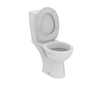 Ideal Standard Eurovit - WC kombi se sedátkem, zadní odpad, bílá W328801