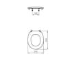 Ideal Standard Eurovit - WC sedátko bez poklopu, bílá S406601