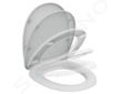 Ideal Standard Eurovit - WC sedátko Soft-close, bílá W301801