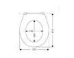 Ideal Standard Eurovit - WC sedátko Soft-close, bílá W301801