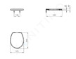 Ideal Standard Eurovit - WC sedátko softclose, bílá W303001