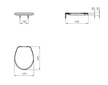 Ideal Standard Eurovit - WC sedátko softclose, bílá W303001