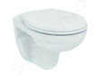 Ideal Standard Eurovit - Závěsné WC, bílá W740601