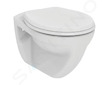 Ideal Standard Eurovit - Závěsné WC, ploché splachování, bílá V340301