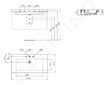 Ideal Standard Extra - Umyvadlo, 51x121 cm, s přepadem, 3 otvory pro baterii, bílá T437201