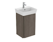 Ideal Standard Finesse - Skříňka pod umývátko, 35x31x55 cm, 1 dvířka, panty vpravo, Dark Elm E3403UR
