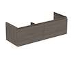 Ideal Standard Finesse - Umyvadlová skříňka, 120x44x37 cm, 2 zásuvky, Dark Elm E3389UR