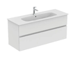 Ideal Standard Finesse - Umyvadlová skříňka, 120x44x55 cm, 2 zásuvky, matná bílá E3385Y1