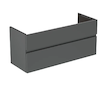 Ideal Standard Finesse - Umyvadlová skříňka, 120x44x55 cm, 2 zásuvky, matný antracit E3385Y2