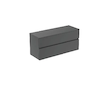 Ideal Standard Finesse - Umyvadlová skříňka, 120x44x56 cm, 2 zásuvky, matný antracit E3421Y2
