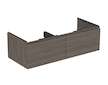 Ideal Standard Finesse - Umyvadlová skříňka, 120x51x37 cm, 2 zásuvky, Dark Elm E3398UR