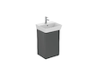 Ideal Standard Finesse - Umyvadlová skříňka 35x31x55 cm, 1 dvířka, panty vlevo, matný antracit E3449Y2