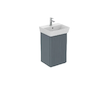 Ideal Standard Finesse - Umyvadlová skříňka 35x31x55 cm, 1 dvířka, panty vlevo, Ribbed Matt ashblue E3449UQ