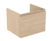 Ideal Standard Finesse - Umyvadlová skříňka, 48x41x37 cm, 1 zásuvka, bílý dub E3406US