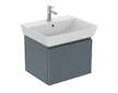 Ideal Standard Finesse - Umyvadlová skříňka, 48x41x37 cm, 1 zásuvka, Ribbed Matt ashblue E3406UQ