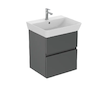 Ideal Standard Finesse - Umyvadlová skříňka, 48x41x54 cm, 2 zásuvky, matný antracit E3407Y2