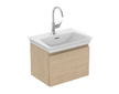 Ideal Standard Finesse - Umyvadlová skříňka, 50x38x37 cm, 1 zásuvka, bílý dub E3375US