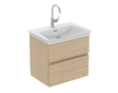 Ideal Standard Finesse - Umyvadlová skříňka, 60x44x55 cm, 2 zásuvky, bílý dub E3386US