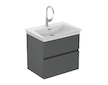 Ideal Standard Finesse - Umyvadlová skříňka, 60x44x55 cm, 2 zásuvky, matný antracit E3386Y2