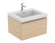 Ideal Standard Finesse - Umyvadlová skříňka, 60x51x37 cm, 1 zásuvka, bílý dub E3391US
