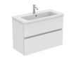 Ideal Standard Finesse - Umyvadlová skříňka, 80x38x55 cm, 2 zásuvky, matná bílá E3380Y1
