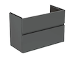 Ideal Standard Finesse - Umyvadlová skříňka, 80x38x55 cm, 2 zásuvky, matný antracit E3380Y2