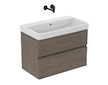 Ideal Standard Finesse - Umyvadlová skříňka, 80x44x55 cm, 2 zásuvky, Dark Elm E3387UR