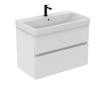 Ideal Standard Finesse - Umyvadlová skříňka, 80x44x55 cm, 2 zásuvky, matná bílá E3387Y1