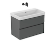 Ideal Standard Finesse - Umyvadlová skříňka, 80x44x55 cm, 2 zásuvky, matný antracit E3387Y2