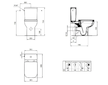 Ideal Standard i.Life A - Splachovací nádržka, boční napouštění, bílá T524701