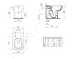 Ideal Standard i.Life A - Stojící WC RL+, Rimless, bílá T471901