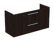 Ideal Standard i.Life A - Umyvadlová skříňka, 120x44x63 cm, 2 zásuvky, kávový dub T5258NW