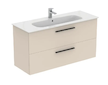 Ideal Standard i.Life A - Umyvadlová skříňka, 120x44x63 cm, 2 zásuvky, matná písková T5258NF