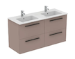 Ideal Standard i.Life A - Umyvadlová skříňka, 120x63x44 cm, 4 zásuvky, matná béžová T5513NH