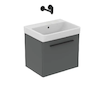 Ideal Standard i.Life A - Umyvadlová skříňka, 53x40x44 cm, 1 zásuvka, šedý matný křemen T6849NG