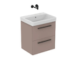 Ideal Standard i.Life A - Umyvadlová skříňka, 58x44x63 cm, 2 zásuvky, matná béžová T6850NH