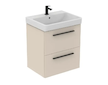 Ideal Standard i.Life A - Umyvadlová skříňka, 58x44x63 cm, 2 zásuvky, matná písková T6850NF