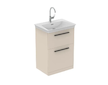 Ideal Standard i.Life A - Umyvadlová skříňka, 60x44x85 cm, 2 zásuvky, matná písková T5273NF