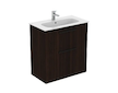 Ideal Standard i.Life A - Umyvadlová skříňka, 80x44x85 cm, 2 zásuvky, kávový dub T5274NW