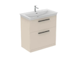 Ideal Standard i.Life A - Umyvadlová skříňka, 80x44x85 cm, 2 zásuvky, matná písková T5274NF
