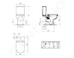 Ideal Standard i.Life A - WC kombi mísa RL+, Rimless, bílá T472101