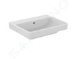 Ideal Standard i.Life B - Umyvadlo 60x48 cm, s přepadem, bez otvoru pro baterii, bílá T684501