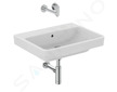 Ideal Standard i.Life B - Umyvadlo 60x48 cm, s přepadem, bez otvoru pro baterii, bílá T684501