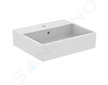 Ideal Standard i.Life B - Umyvadlo na desku 50x42 cm, s přepadem, s otvorem na baterii, bílá T573701