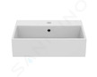Ideal Standard i.Life B - Umyvadlo na desku 50x42 cm, s přepadem, s otvorem na baterii, bílá T573701