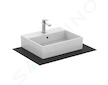 Ideal Standard i.Life B - Umyvadlo na desku 50x42 cm, s přepadem, s otvorem na baterii, bílá T573701