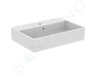 Ideal Standard i.Life B - Umyvadlo na desku 61x42 cm, s přepadem, s otvorem na baterii, bílá T573601